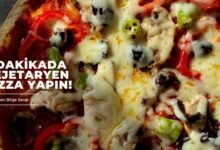 5 Dakikada vejetaryen pizza