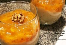 şekersiz cennet hurmalı irmik tatlısı