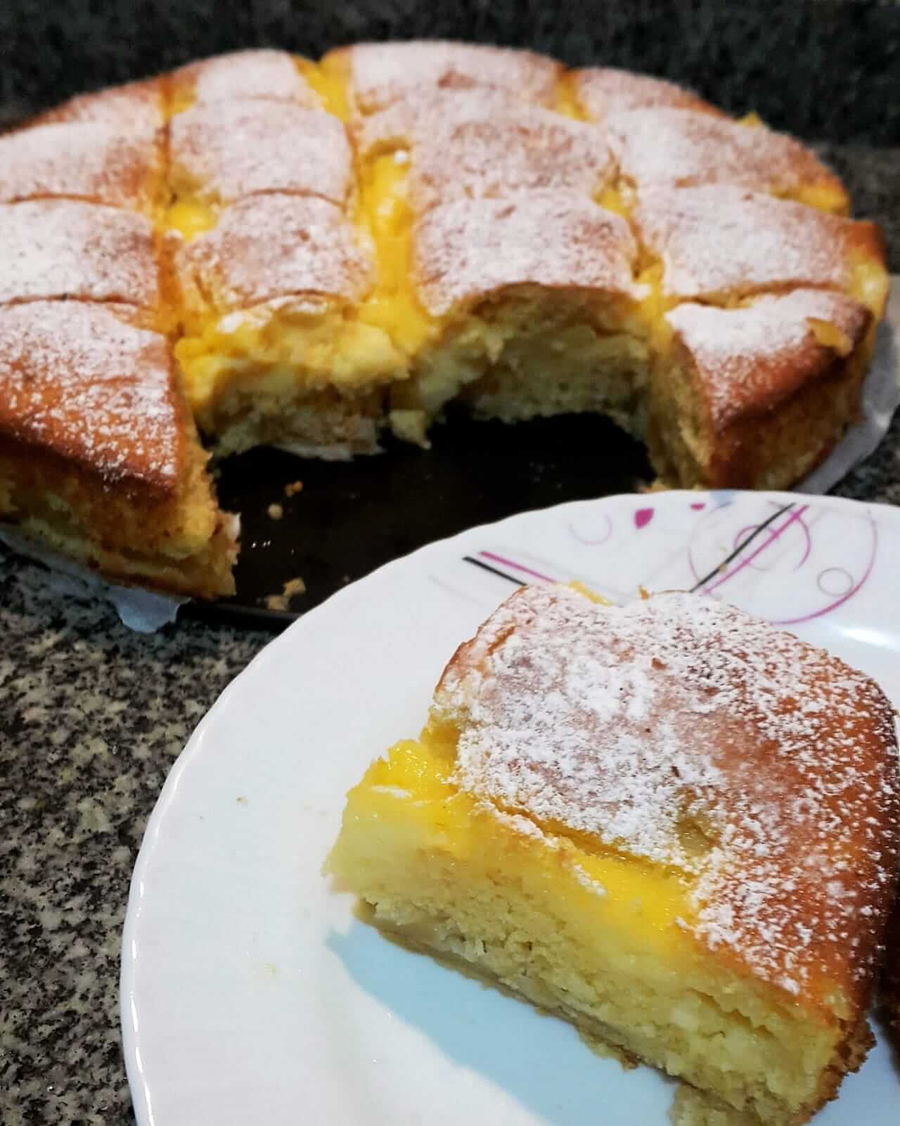 Elmalı Muhallebili Kek Tarifi (Yağsız) Diyetisyen İrem Dilcioğlu