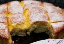 yağsız muhallebili elmalı kek tarifi