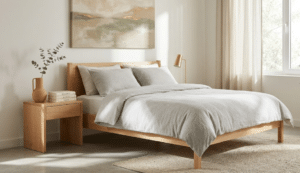 Yatak Odasında Dingin Bir Atmosfer