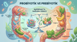 Probiyotikler bağırsağımızda yaşayan faydalı bakterilerdir